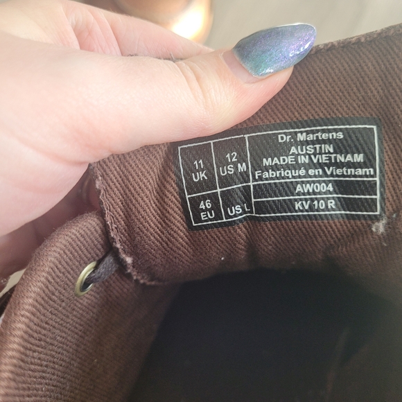 Dr. Marten leather boots men's 12 - Picture 7 of 8